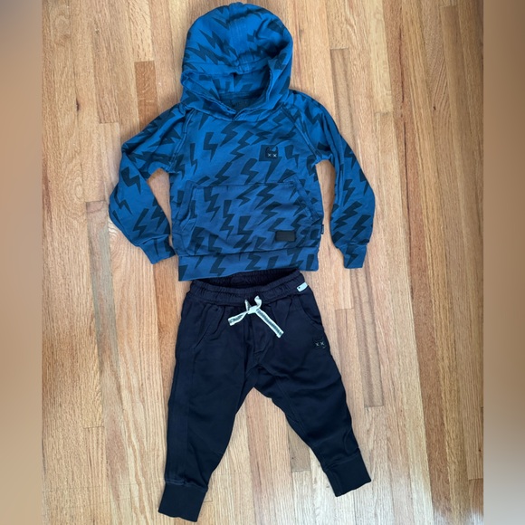 Munster Blue and Black Kids Jogger Set - like new, unworn!